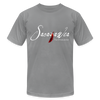 T-Shirt - Sacajawea, The Windcatcher White Logo - Unisex - slate