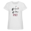 T-Shirt - Warrior Woman Spirit Black Logo (Women's) - white