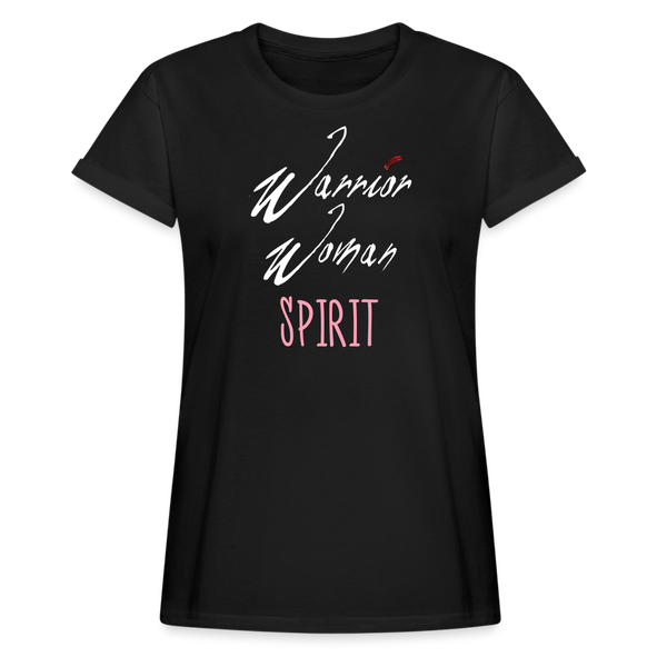 T-Shirt - Warrior Woman Spirit White Logo (Women's) - black
